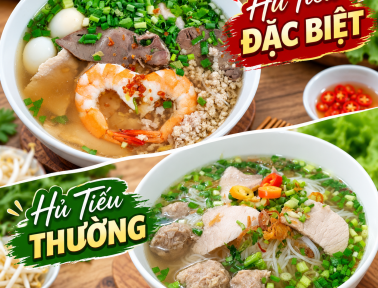 Hủ tiếu đặc biệt khác gì so với phần thông thường